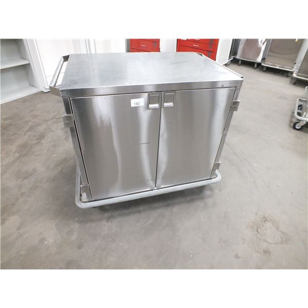 Stainless Steel Storage Cabinet On Wheels