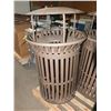 Image 1 : Metal Garbage Can