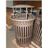 Image 1 : Metal Garbage Can