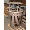 Image 1 : Metal Garbage Can