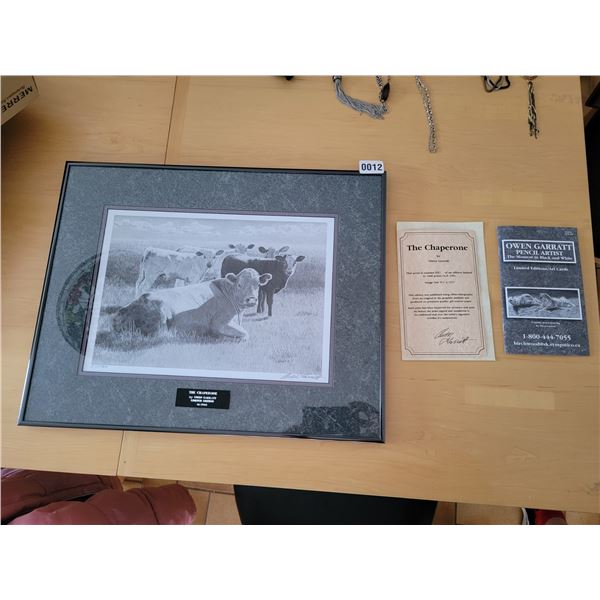 "The Chaperone" Print #0061 by Owen Garratt 9.25" x 13.25"