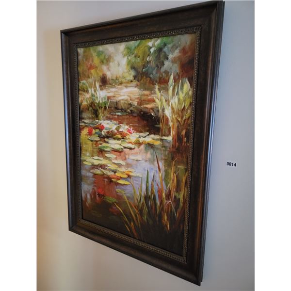 Framed Oil Painting on Canvas Artist Unknown