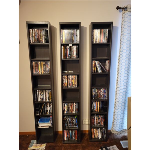 Assorted DVD's (Shelves Not Included)