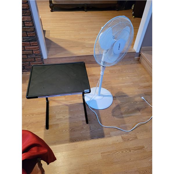 Breeze Floor Fan - TV Tray