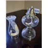 Image 2 : Antique Glass Oil Lamp