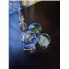 Image 1 : Hand Blown Glass Paperweights & Decorative Glass Vial