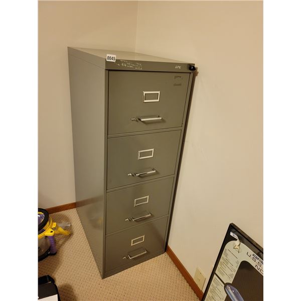 Four Drawer Filing Cabinet (No Key)