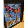 Image 2 : 3D Butterfly Wall Hanging & Framed Flower Wall Hanging