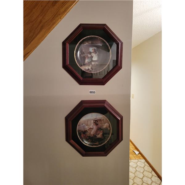 Decorative Plates in Frames