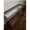 Image 2 : Glass Top/Wood Side Board