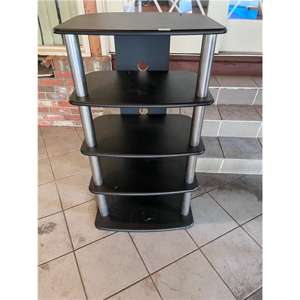 Black Entertainment/Storage Shelf - 41.5"h x 20"d x 23.5"w