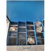 Image 13 : Bowman - 13 Drawer Storage with Pins, Bushings, Clamps, Hose Fittings, O Rings & Terminals