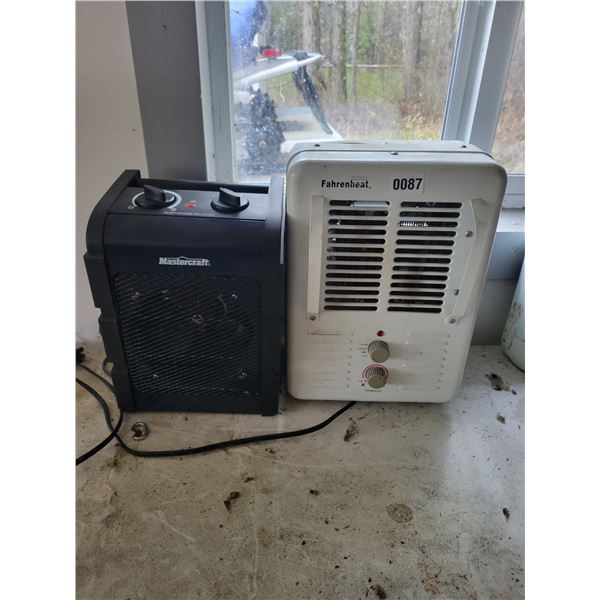 Mastercraft Space Heater 120V (60hz) Model 043-5956-4 Fahrenheat 120V (60hz) Model MMH150ZTB