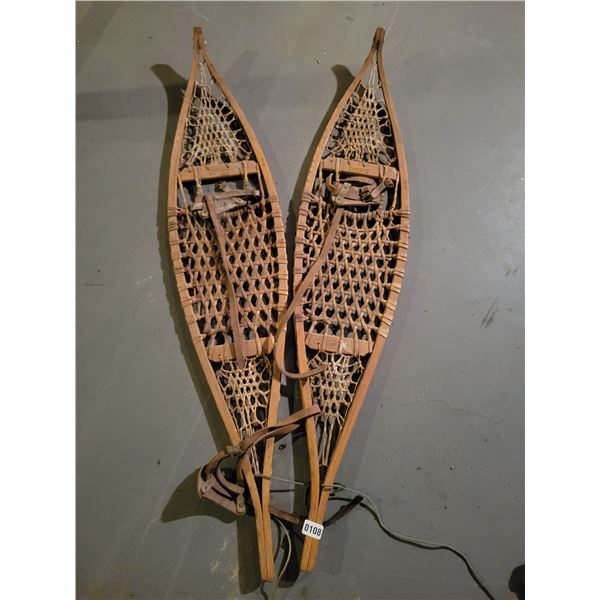 Antique Wooden Snowshoes from Chestnut Canoe Company ltd. Fredericton NB