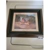 Image 3 : Framed Lion Print 14"w x 12"h & Wall Hanging Prayer