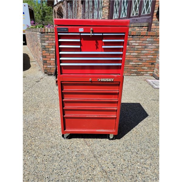 Westward & Husky Tool Chest (With All Contents Shown)
