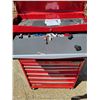 Image 3 : Mastercraft Tool Chest (M#058-0954-4) & Cabinet (M#058-0955-2) with Key & All Contents Shown