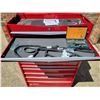 Image 4 : Mastercraft Tool Chest (M#058-0954-4) & Cabinet (M#058-0955-2) with Key & All Contents Shown