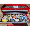 Image 6 : Mastercraft Tool Chest (M#058-0954-4) & Cabinet (M#058-0955-2) with Key & All Contents Shown