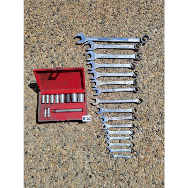 11 Piece Gasket Punch Set & Open Ended Wrench Set