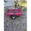 Image 2 : Metal ATV Trailer (Rusted & Needs Repair)