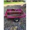 Image 3 : Metal ATV Trailer (Rusted & Needs Repair)