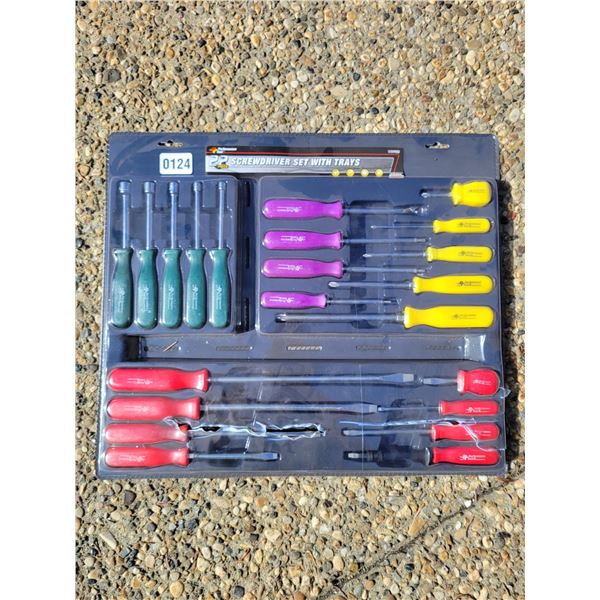 Screwdriver Set With Trays