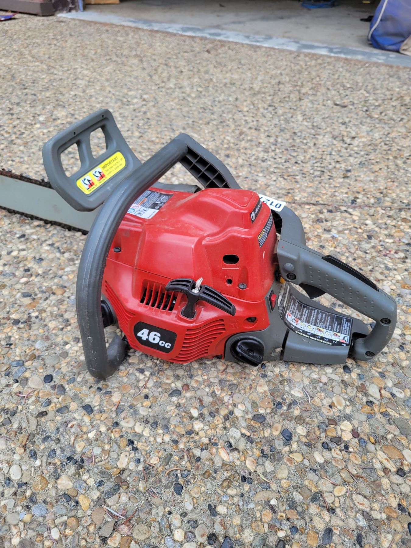 Homelite Pro 46cc Chainsaw With Case