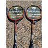 Image 3 : Carlton Power Blade C400 Badminton Rackets with Cases x4