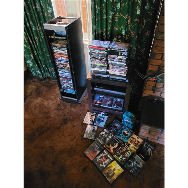 DVD Motorized Sorter Shelf with DVDs