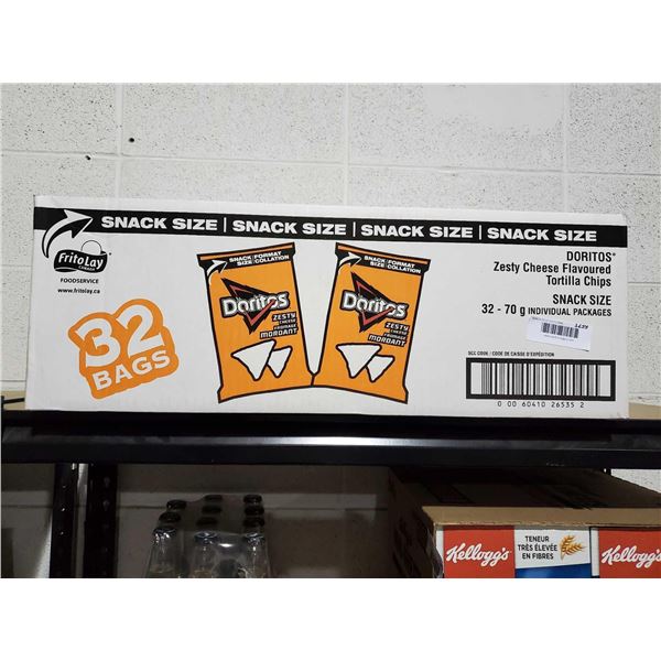 Frito Lay Doritos Zesty Cheese 32x70g
