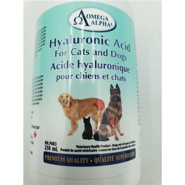 Omega Alpha Hyaluronic Acid for Cats & Dogs 250ml