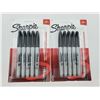 Image 1 : Sharpie Fine Point Permanent Markers (2 x 5)