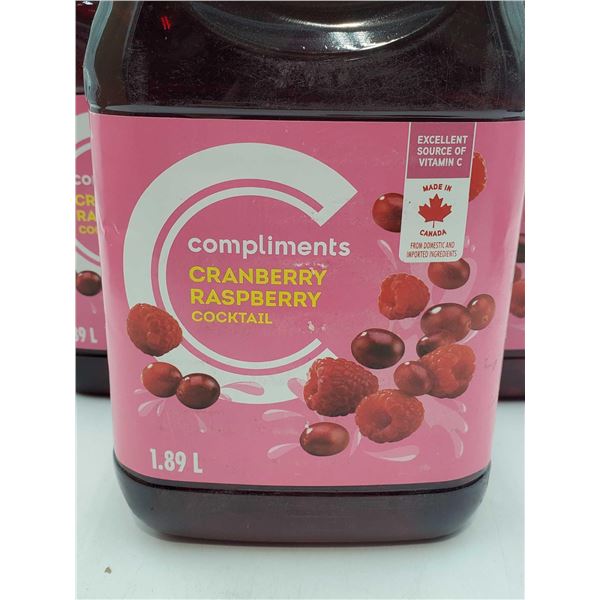 Compliments Cranberry Raspberry Cocktail 5x 1.89L