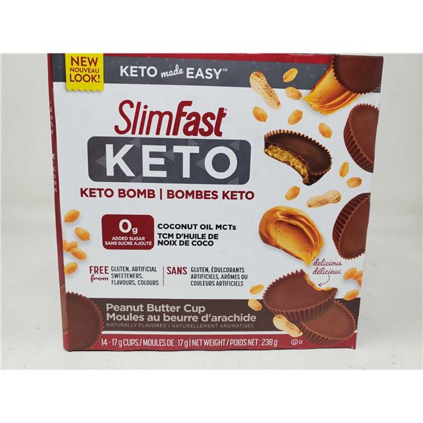 SlimFast Keto Peanut Butter Cups (2 x 14-17g)