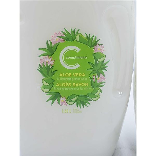 Complimenrts Aloe Vera Hand Soap Refill 2X 1.65L
