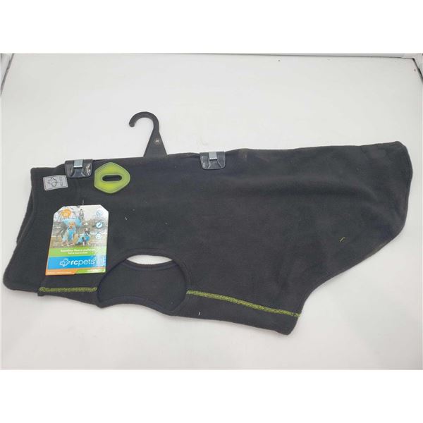 NEW RC Pets Black/Green Baseline Pullover Fleece Jacket - Size 20