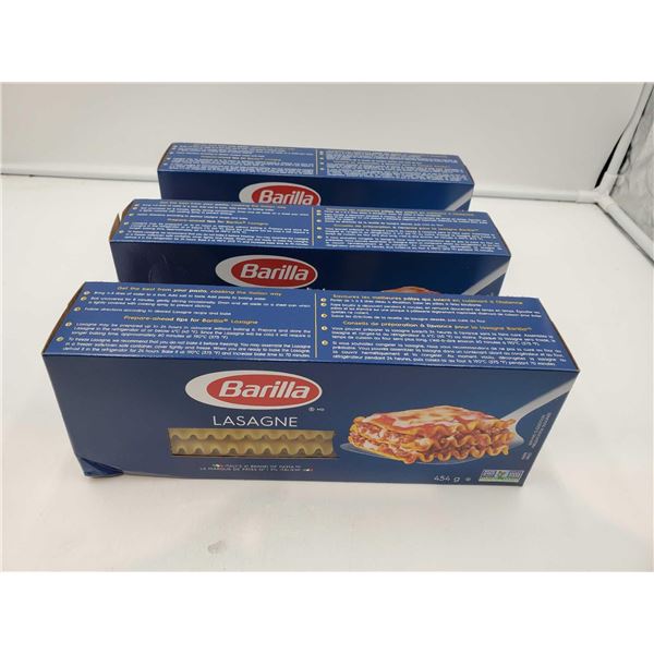 Barilla Lasagna Noodles 3X454g