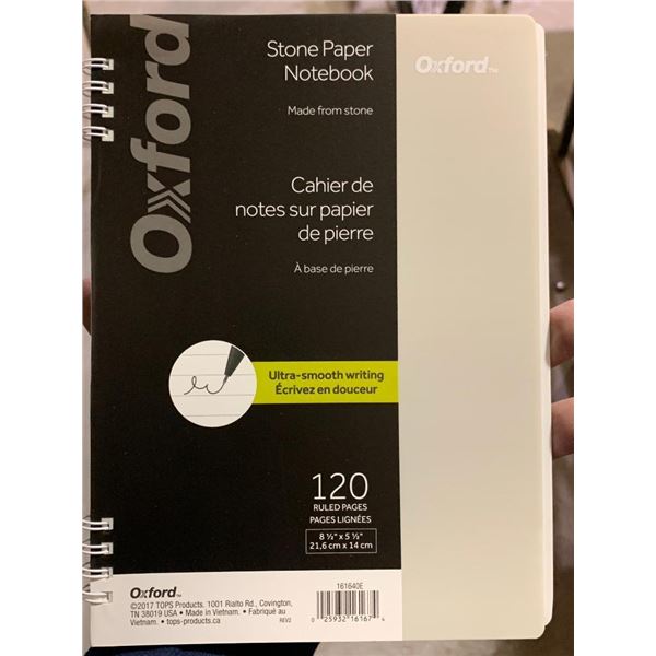 NEW Oxford Stone Paper Notebook - 120 pages rip proof
