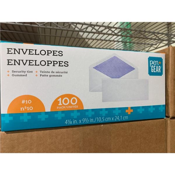 Pen Gear #10 Security Envelopes Box of 100