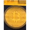 Image 2 : Golden collector Pack with Bitcoin medallion, Golden Flake Vial , $100 gold clad certificate & Hong 