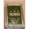 Image 1 : Fine .999 Gold Clad one Ounce Wafer Bar