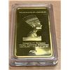 Image 2 : Fine .999 Gold Clad one Ounce Wafer Bar