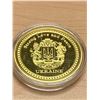 Image 1 : Ukraine Strong Love & Peace NEW cased commemorative Coin