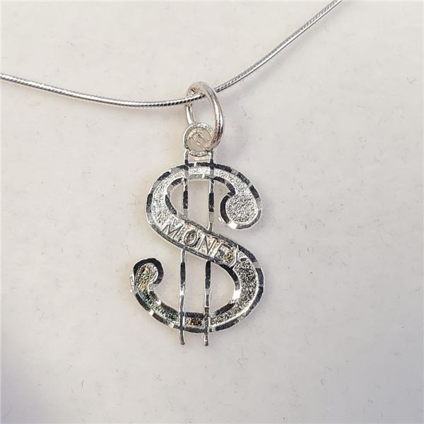 Silver Necklace (~length 18 inches), Suggested Retail Value $100