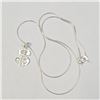 Image 2 : Silver Necklace (~length 18 inches), Suggested Retail Value $100