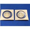 Image 1 : Royal Canada Mint Issue 2021 Lot of 2 50 cent Coins in display