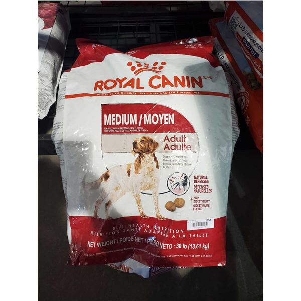 Royal Canin Medium Breed Adult Dog Food (30lbs)