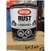 Image 2 : Krylon Rust Protector Gloss Leather Brown (6 x 1qt)