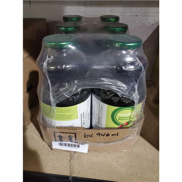 Compliments Organic Cranberry Juice (6 x 946ml)